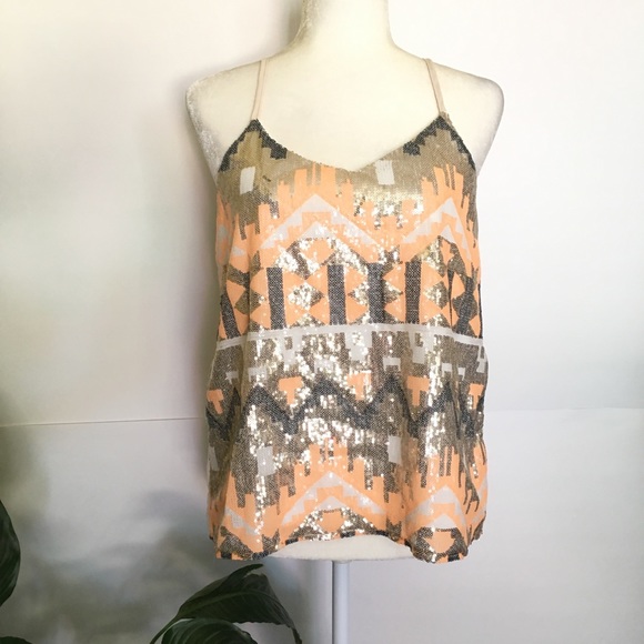 Charlotte Russe Tops - Charlotte Russe sequins hater back